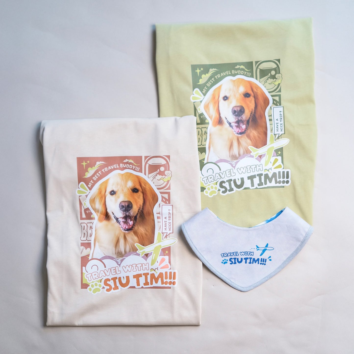 出遊日記:旅行汪雙面領巾 • Adventure Log:Paw-cation Double-sided Bandana