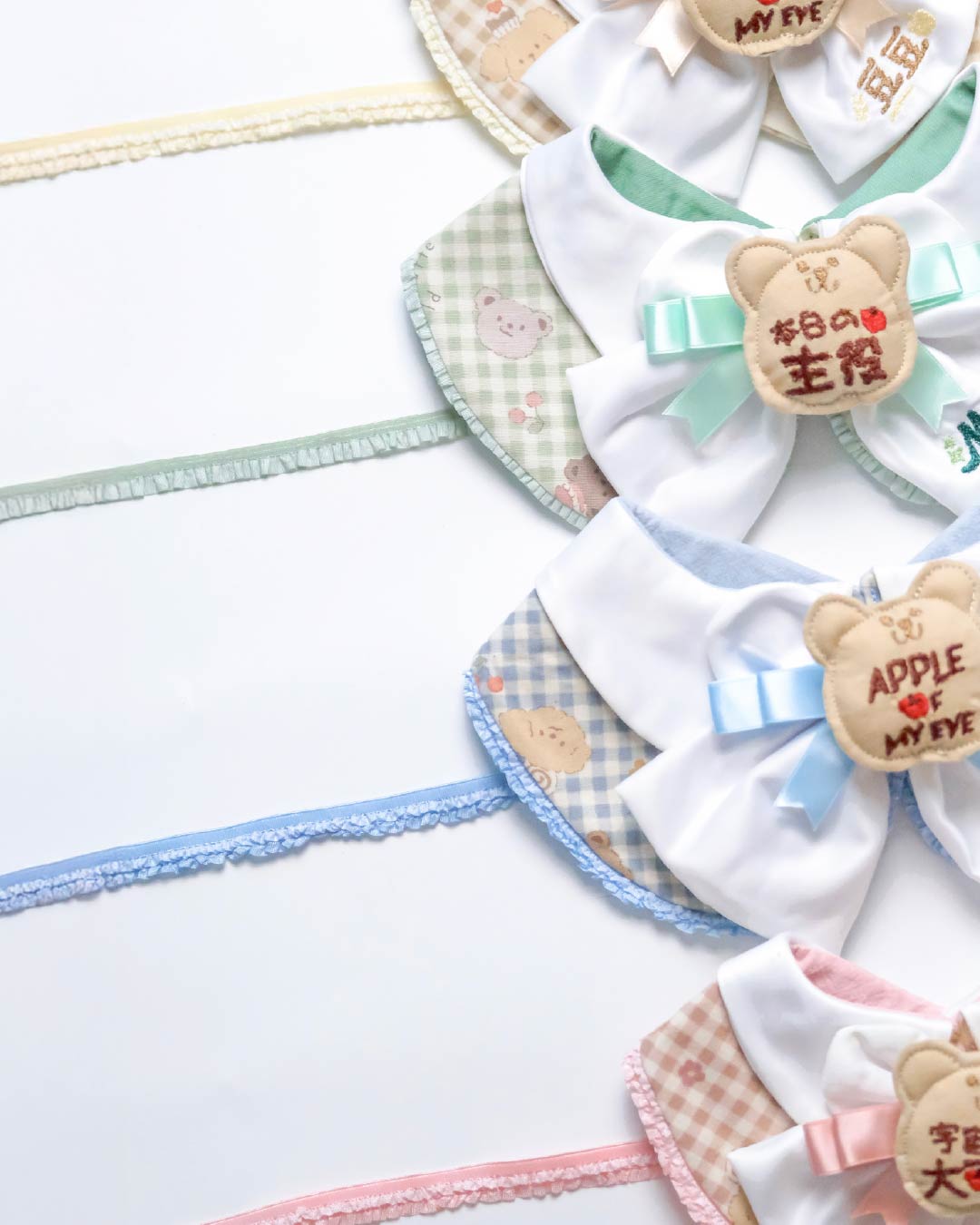 2025生日熊蘋果圍兜 2025 Apple of My Eye Birthday Bib