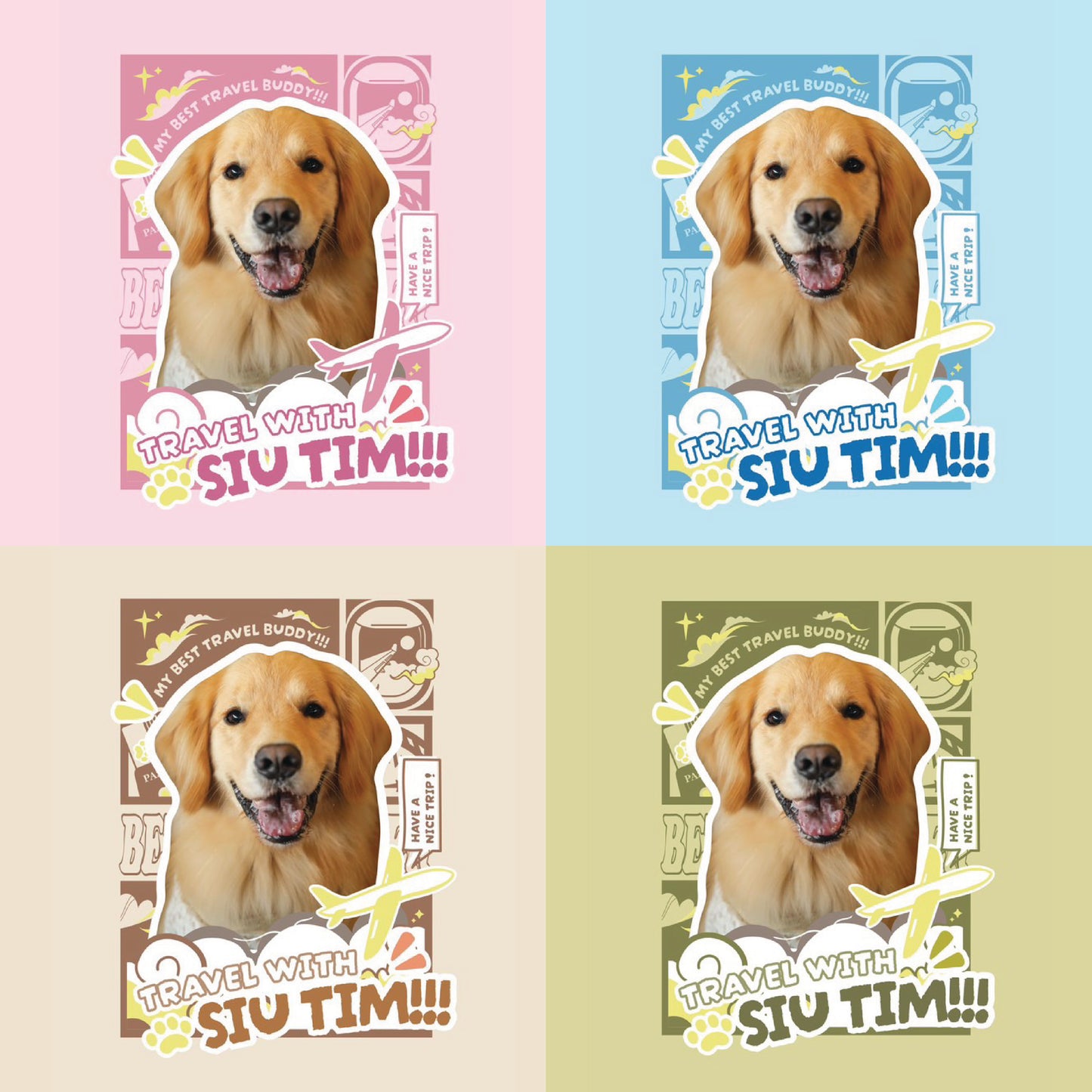 出遊日記:旅行T-Shirt • Adventure Log:Paw-cation T-shirt