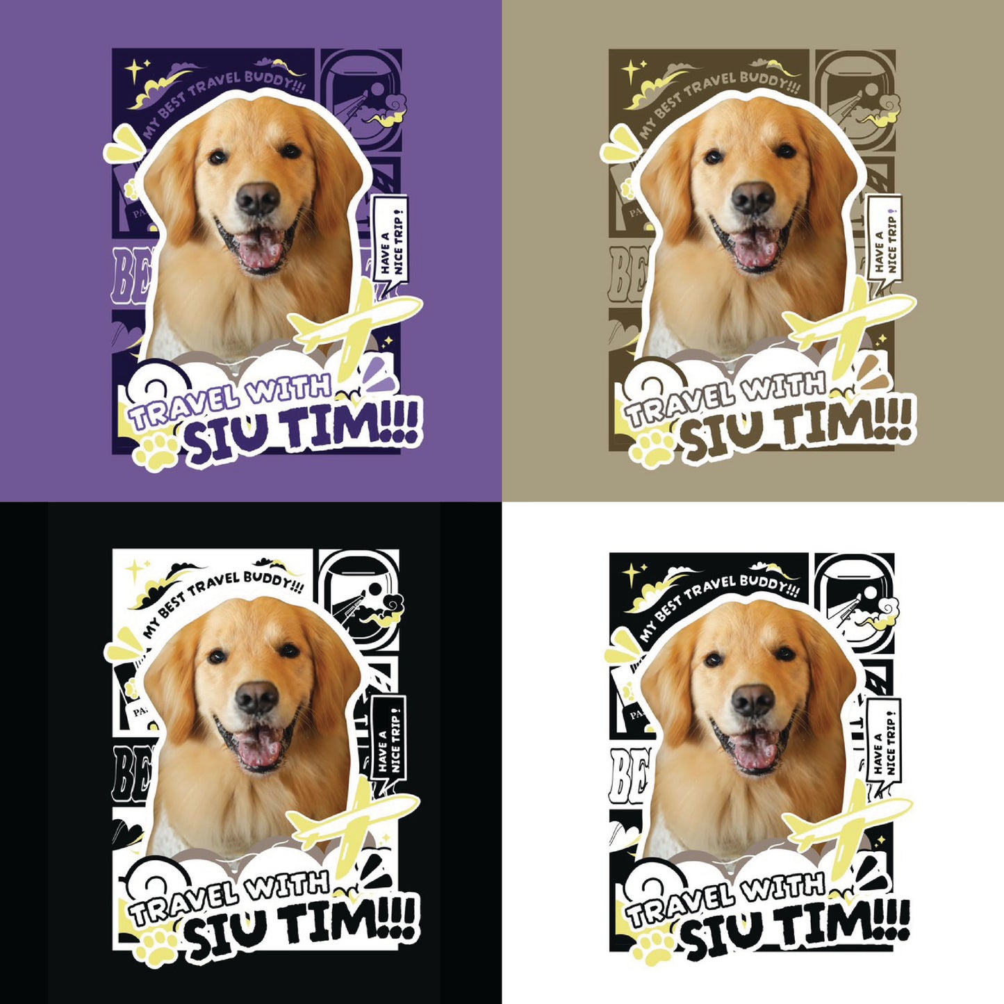 出遊日記:旅行T-Shirt • Adventure Log:Paw-cation T-shirt