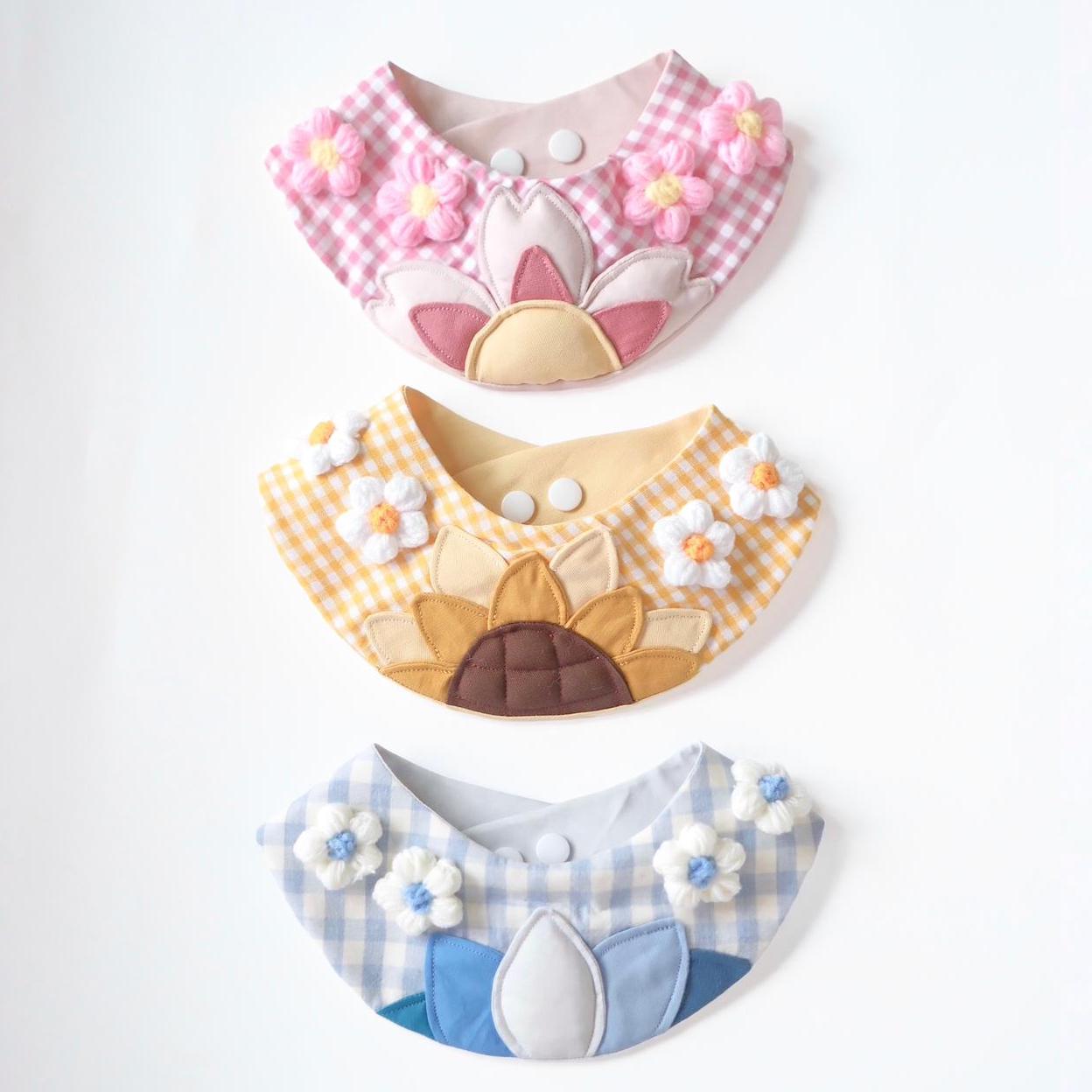 萌芽の春:春日花海圍兜 • Sonata in Spring: Floral Bib