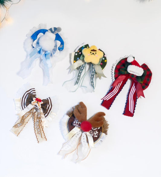 【現貨】聖誕飄飄蝴蝶結• Christmas Flutter Bows ⛄🎄🎅🏻🦌🎀