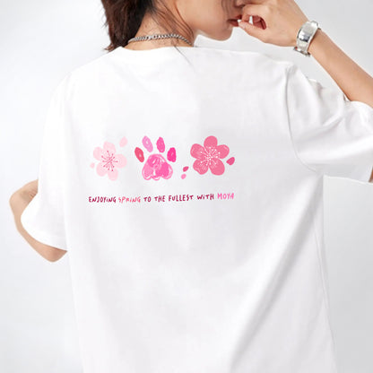 出遊日記：春遊白色短袖Tee • Adventure Log：Spring Outing Short Sleeves White T-Shirt